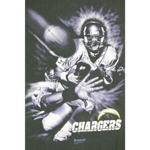 90s Vintage Riddell San Diego Chargers NFL Football Team Tee T Shirt
